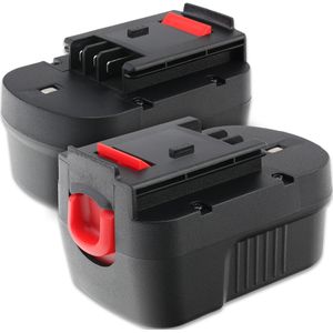 2x Black & Decker HPB14 Accu Batterij 14.4V 3Ah van CELLONIC