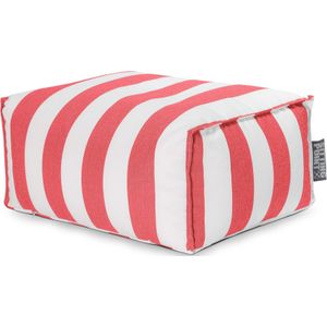 Outdoor Poef Santorin Roll - Rood