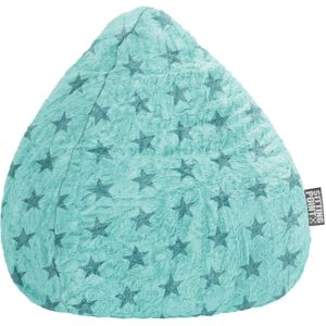 Zitzak Fluffy Stars XL - Turquoise