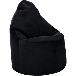 Capriccio Velvet Zitzakstoel - Black