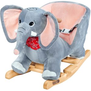 Spielwerk Schommelstoel kinderen olifant met veiligheidsgordel