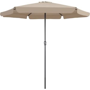 Parasol Maui Taupe Ø330cm UV-bescherming 80+