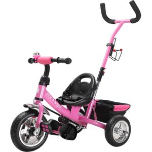 Kinderdriewieler Free Angel Metaal Roze