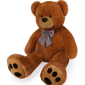 Knuffelbeer Bruin Pluche 175cm XXXL