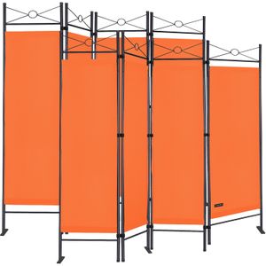 Kamerscherm Oranje - 2 stuks