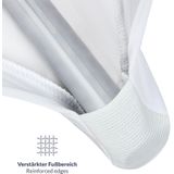 Detex 2x Tafelrok Statafel - Ø80-85cm 30°C Wasbaar – Wit