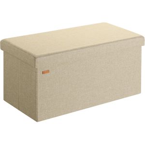 Opbergbank Beige 76x38x38cm