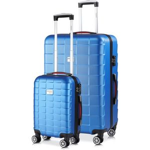 Hardcase Set 2 stuks Exopack Blauw ABS