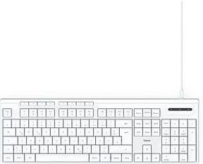hama CK-200 Tastatur kabelgebunden weiß