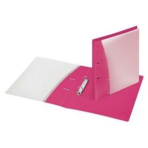 VELOFLEX Diamond Präsentationsringbücher 2-Ringe pink 2,9 cm DIN A4