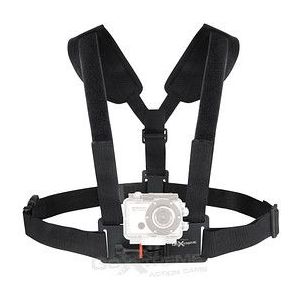 EASYPIX® Brustgurthalterung für Easypix GoXtreme Actioncams und GoPro Hero Kamera