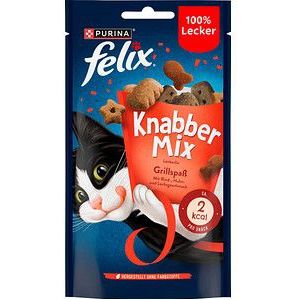 felix® Katzen-Leckerli KnabberMix Grillspaß 8x 60,0 g
