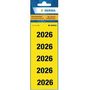 100 HERMA Inhaltsschilder 2026 gelb