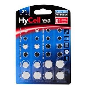 HyCell Knopfzellen-Set 1,5 / 3,0 V