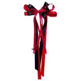 Nestler Tradition in Emotion Geschenk-Schleifen für Schultüten glatt rot, schwarz