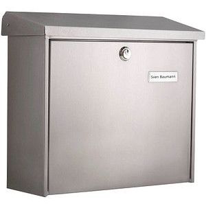 BURG WÄCHTER Briefkasten Comfort 4150 silber