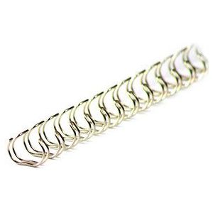 100 LMG Drahtbinderücken silber für 30 Blatt