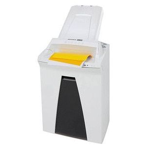 HSM SECURIO AF350 Aktenvernichter mit Partikelschnitt P-6, 0,78 x 11 mm, bis 350 Blatt, weiß