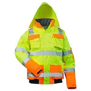 elysee® unisex Warnjacke MATS gelb, orange Größe 2XL