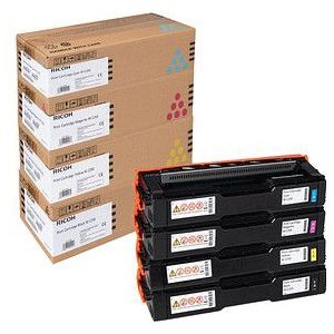 RICOH M C250  schwarz, cyan, magenta, gelb Toner, 4er-Set