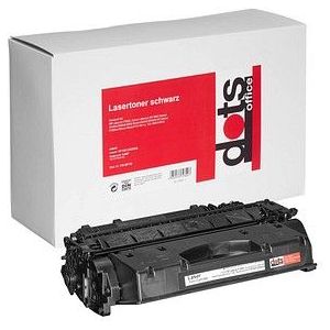 dots  schwarz Toner kompatibel zu HP 05X (CE505X)