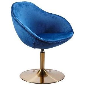 WOHNLING Besuchersessel WL5.920 royalblau Stoff
