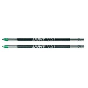 LAMY M 21 Kugelschreiberminen M grün, 2 St.