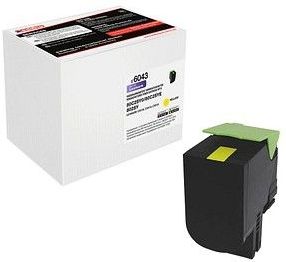 edding EDD-6043  gelb Toner kompatibel zu LEXMARK 80C2SY0