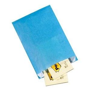 100 VP Faltenbeutel aquamarin 20,0 x 32,0 cm