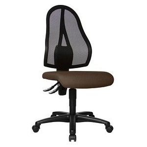 Topstar Bürostuhl Open Point P, OP100 G08 Stoff braun, Gestell schwarz