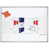 FRANKEN Whiteboard PRO 90,0 x 60,0 cm weiß emaillierter Stahl