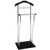 HAKU Möbel Herrendiener 38549 schwarz Metall 45,0 x 110,0 cm
