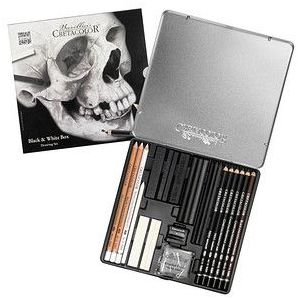 Brevillier's CRETACOLOR Skull-Edition Zeichenkohle farbsortiert 1 Set
