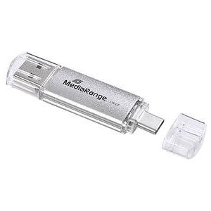 MediaRange USB-Stick silber 128 GB