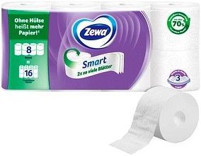 Zewa Toilettenpapier Smart 3-lagig, 8 Rollen