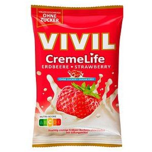 VIVIL® Creme Life Erdbeere Bonbons 90,0 g