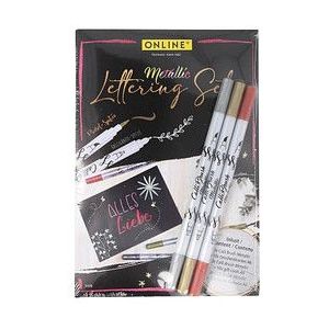 ONLINE® Calli.Brush Metallic Brush-Pens farbsortiert, 1 St.