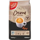 GUT&GÜNSTIG Crema Aroma Kaffeebohnen, Arabicabohnen kräftig, 1,0 kg