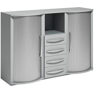 röhr Sideboard Techno, 019-507-9310-93-B1 hellgrau 162,7 x 43,0 - 53,0 x 111,7 cm