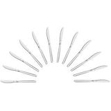 12 Amefa Messer Scandinave silber poliert