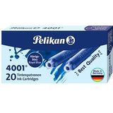 Pelikan 4001® Tintenpatronen für Füller königsblau 20 St.