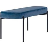 meet powered by PAPERFLOW Sitzbank GAIA L GBOLV.01.06 blau Stoff 118,0 cm