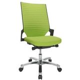 Topstar Bürostuhl Autosynchron®-2 Alu, AU2090 BI5 Stoff grün, Gestell alu