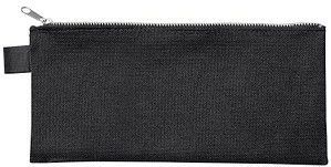 VELOFLEX Reißverschlussbeutel schwarz/silber Textil, 1 St.