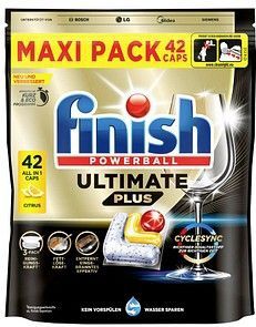 Calgonit finish POWERBALL ULTIMATE PLUS ALL IN 1 CITRUS Spülmaschinentabs 42 St.