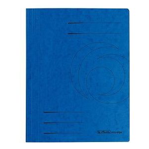 herlitz Schnellhefter Quality Karton blau DIN A4