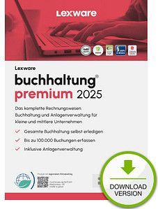LEXWARE buchhaltung premium 2025 Software Vollversion (Download-Link)