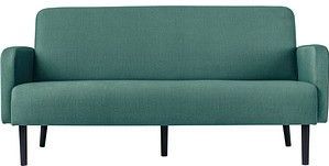 meet powered by PAPERFLOW 3-Sitzer Sofa LISBOA grün schwarz Stoff