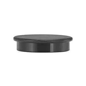 Magnete schwarz, Kunststoff Ø 2,4 x 0,63 cm, 10 St.