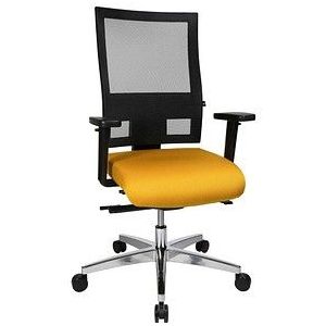 Topstar Bürostuhl Sitness 60, PS69BH W59 Stoff gelb, Gestell alu